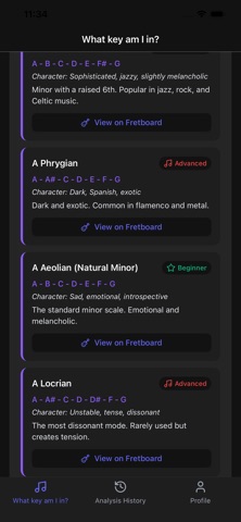 JamKey: Key & BPM Finder screenshot