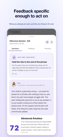 Bloom Vocal: AI Singing Coach Screenshot 3 of 6