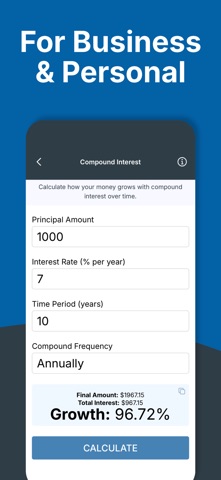 Percentage Calculator - Metis iPhone screenshot