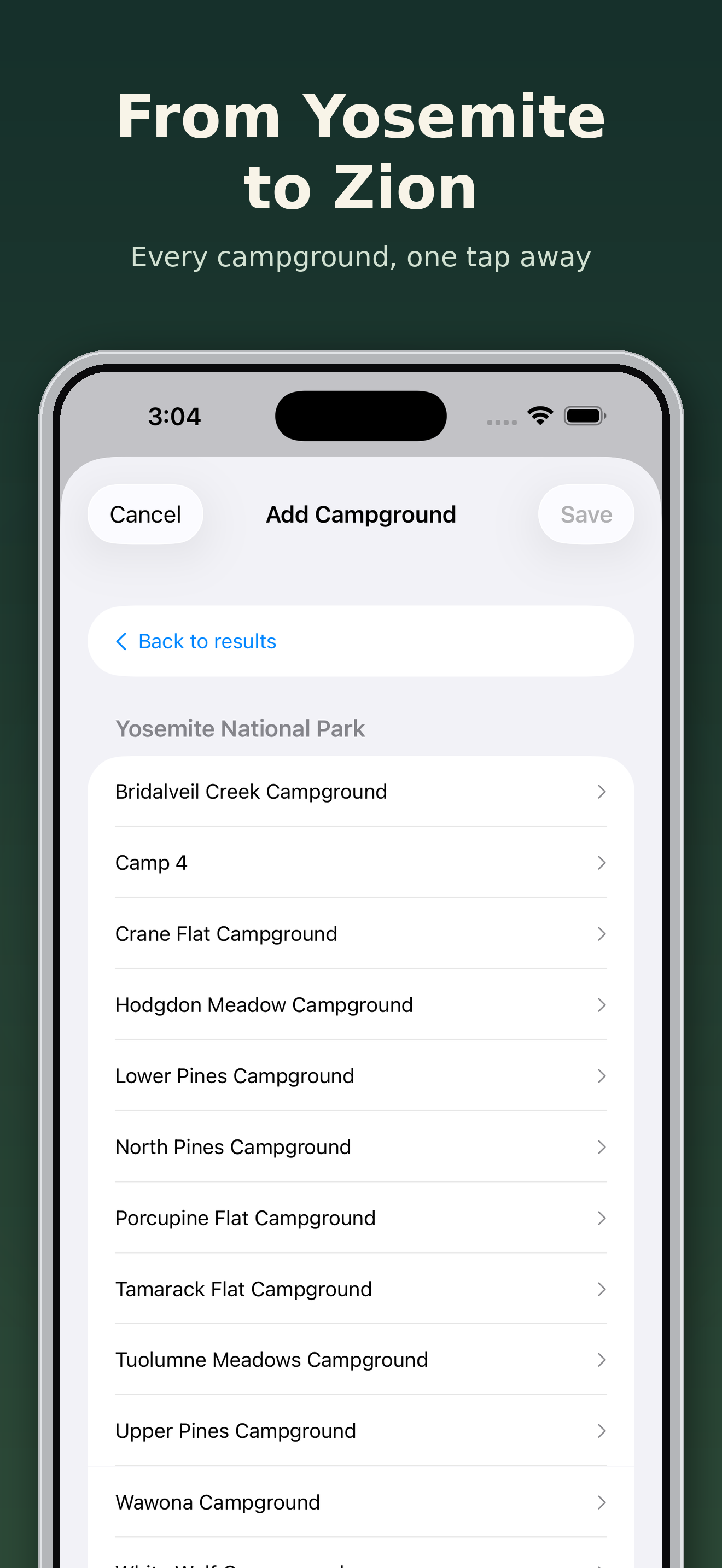 CampRadar – Campsite Finder screenshot 2
