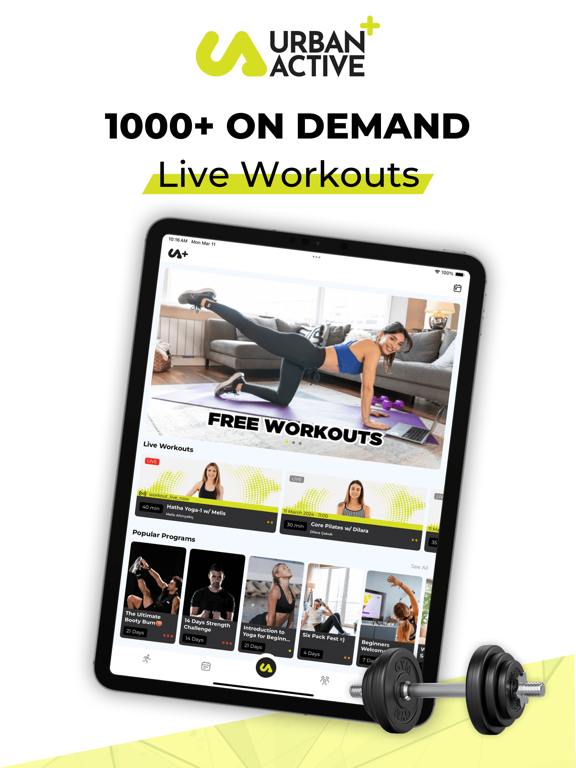 Screenshot #4 pour Fitness, Workout：Urban Active＋