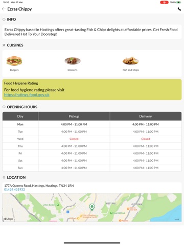 Ezras Chippy iPad screenshot