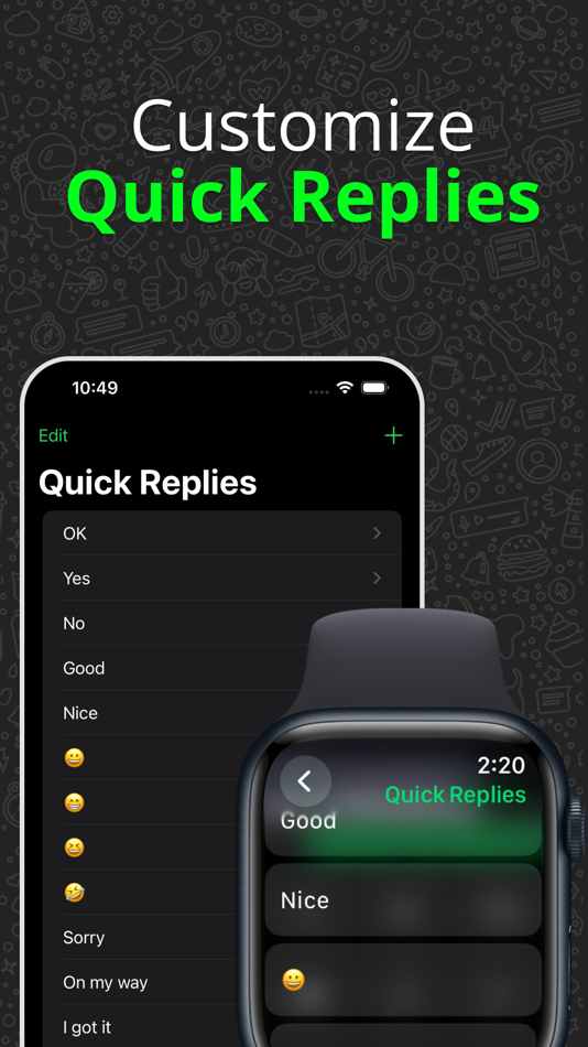 #5. WatchTalk: Chat on Watch (iOS) 由: Bitsbaker LLC.