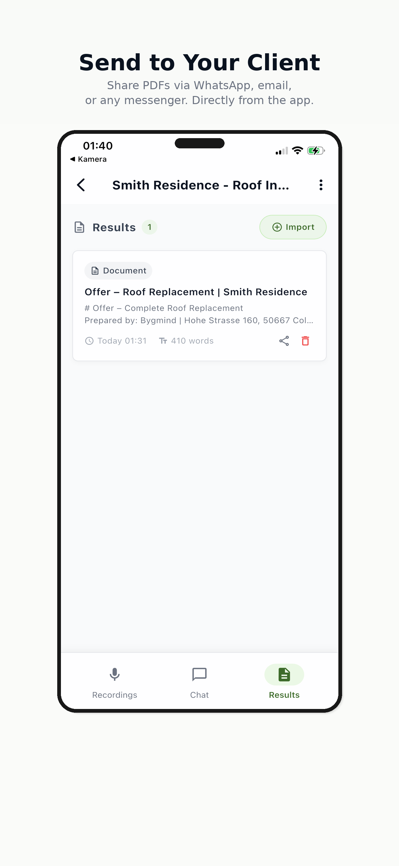 Bygmind: Voice Notes Assistant