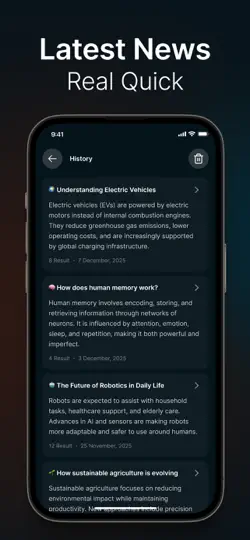 Captura de pantalla de DeepScan: AI Search Assistant en iPhone 4