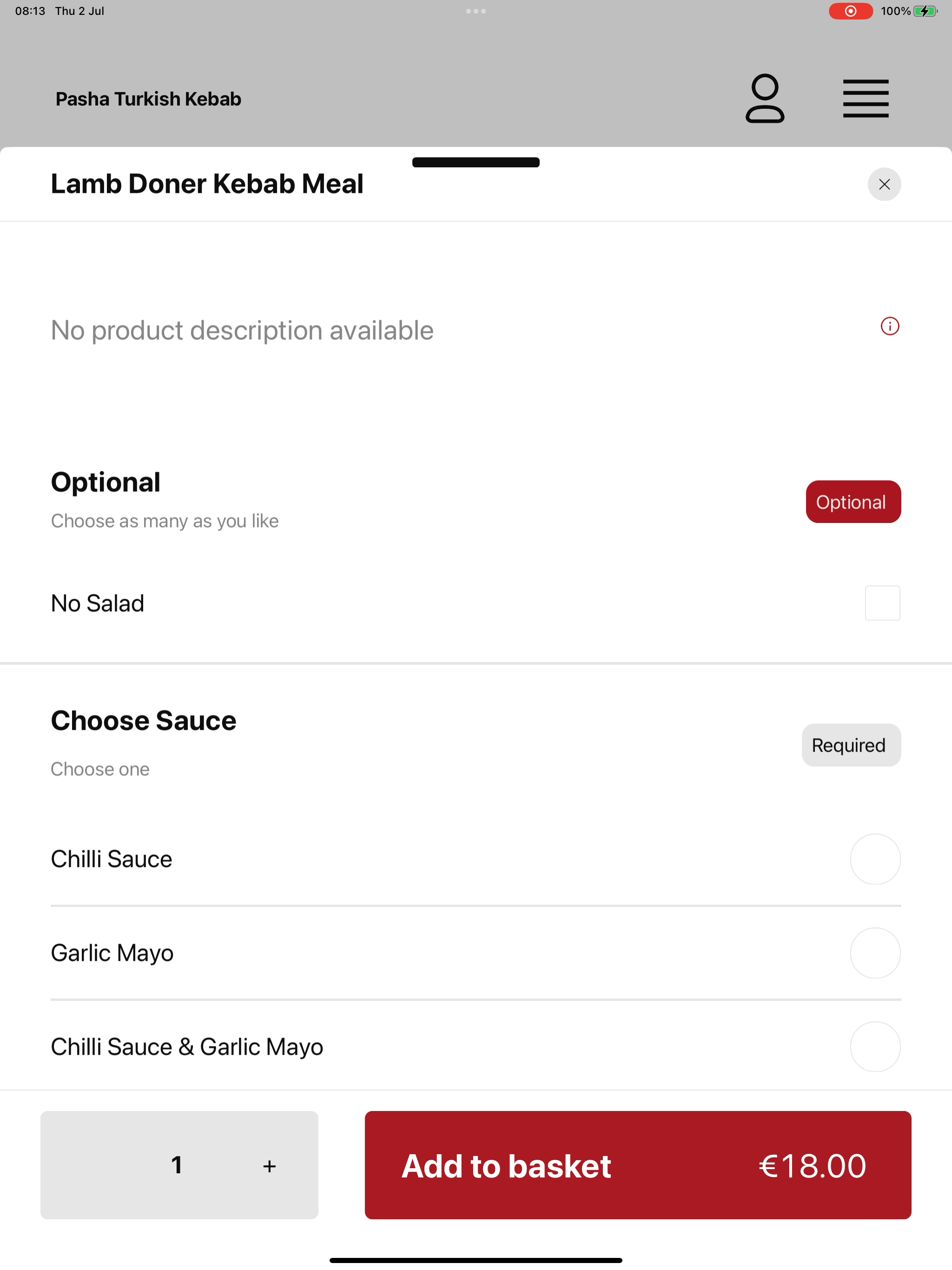 Pasha Turkish Kebab screenshot 15