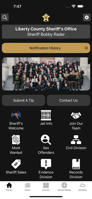Liberty County Sheriff TX screenshot 1