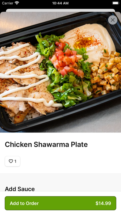 Shawarma Mediterranean To Go iPhone screenshot 3 - Food & Drink app