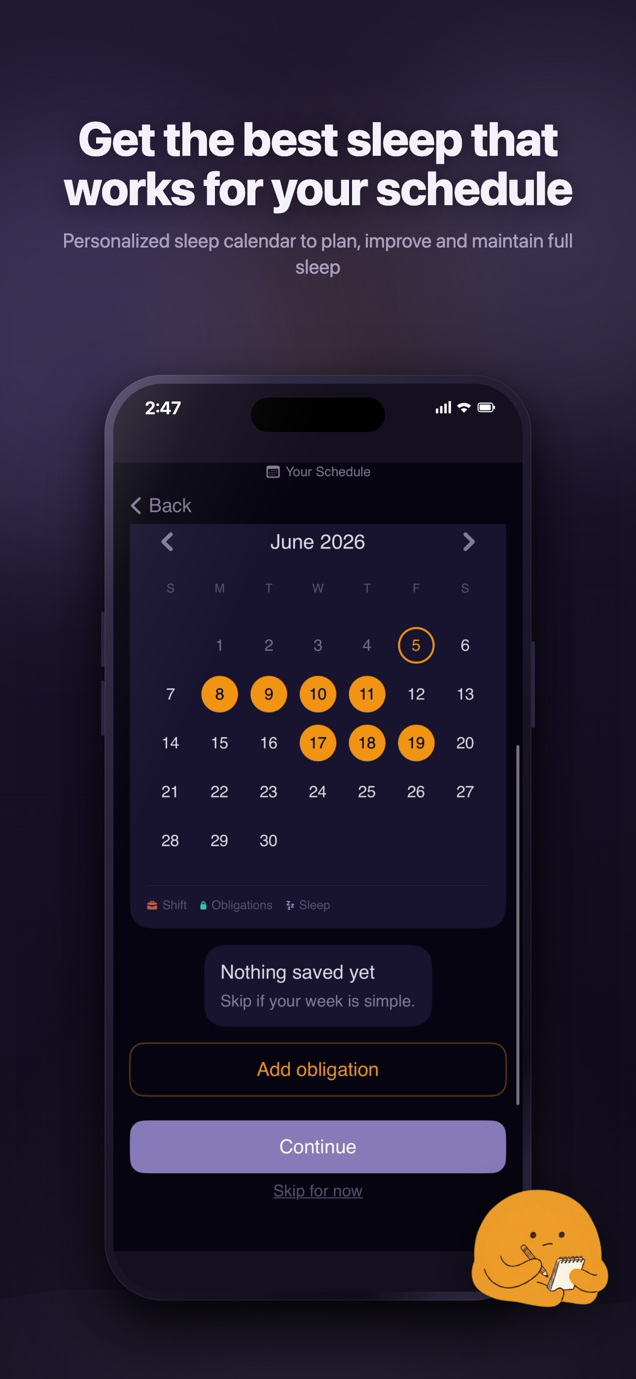 ShiftNight: Sleep Tracker screenshot 5