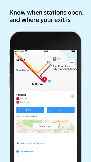 Yandex Metro iPhone Screenshot 2