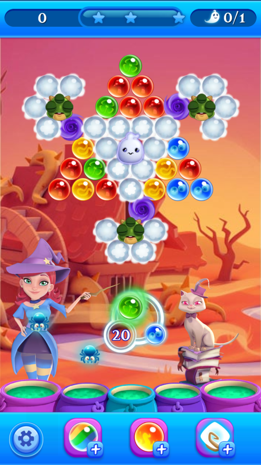 #2. Bubble Witch 2 Saga (iOS) De: King