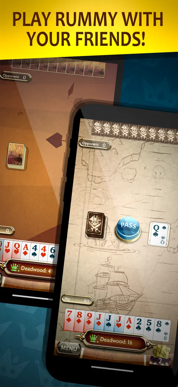 Screenshot #2 pour Gin Rummy Royale!