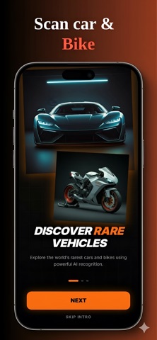 RareRide: Car Identifier AI iPhone screenshot