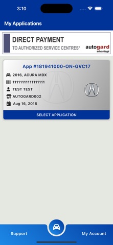 App screenshot