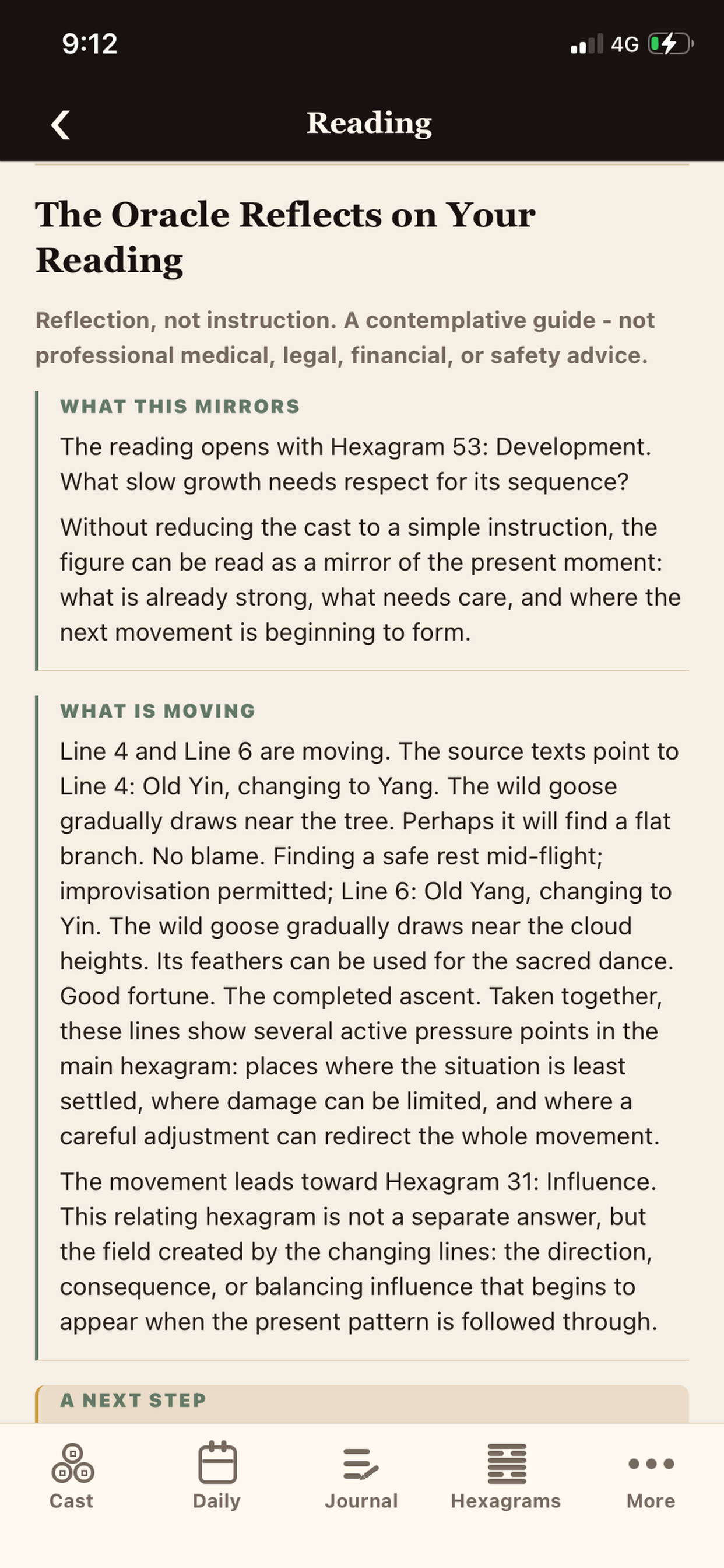 I Ching Oracle Space screenshot 4