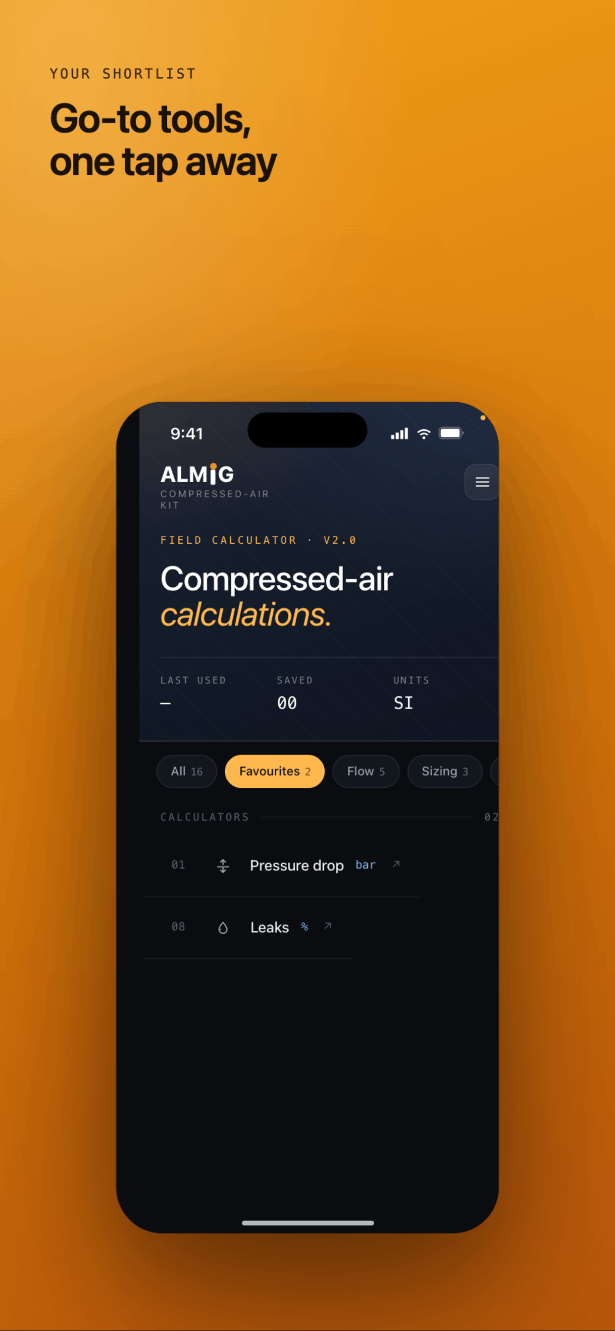 ALMiG Air Calc screenshot 3