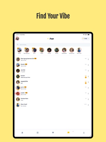 Zupp: Make Friends & Chat ipad screenshot 4