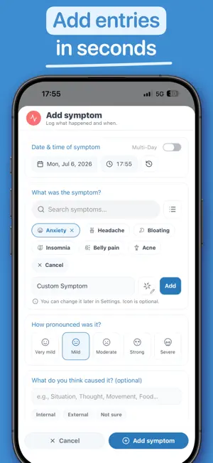 SympLog Health Journal screenshot 4