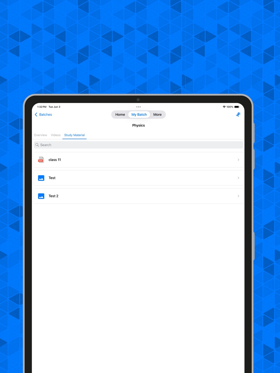 iPad screenshot
