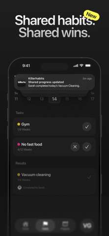 Killerhabits: Habit Tracker Screenshot 6 of 9