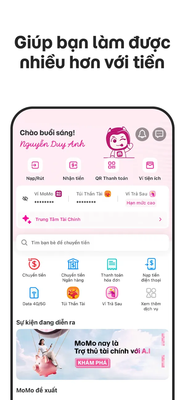 Screenshot #2 pour MoMo-Trợ Thủ Tài Chính với AI