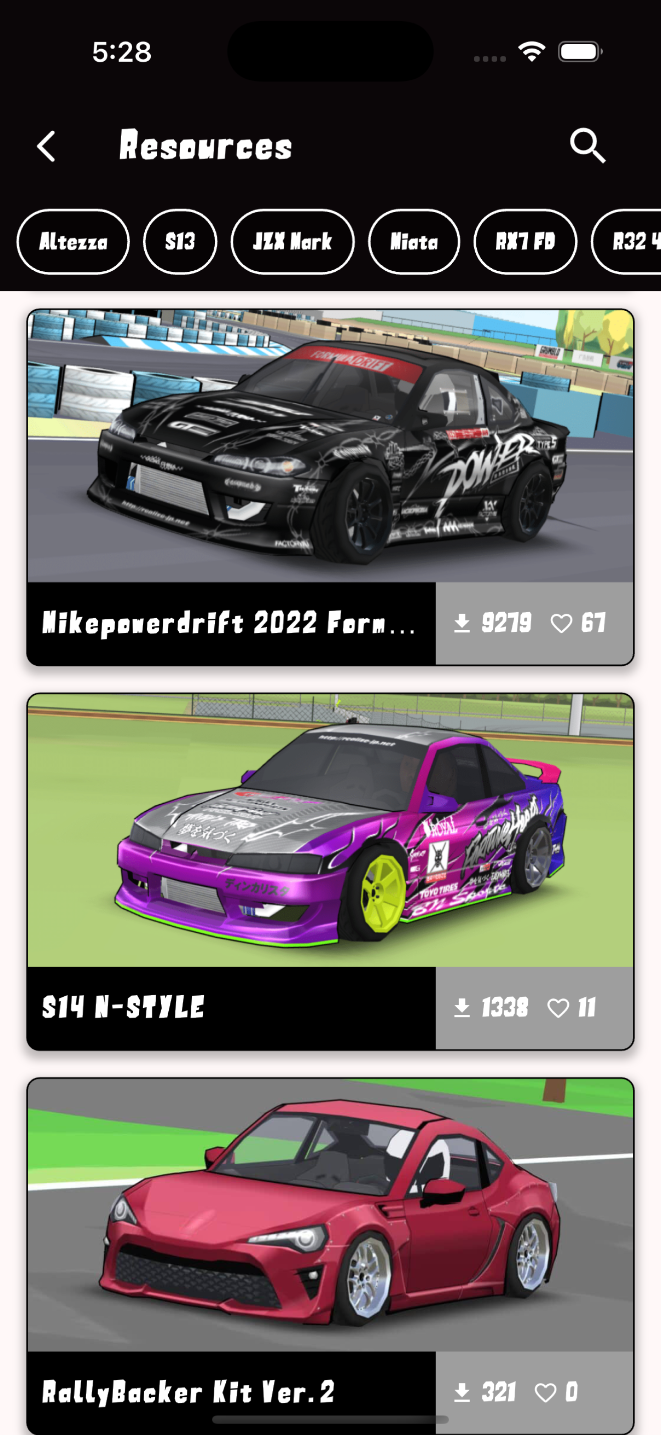 Skins for FR Legends