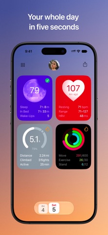 Trackables: Health Insights app screenshot