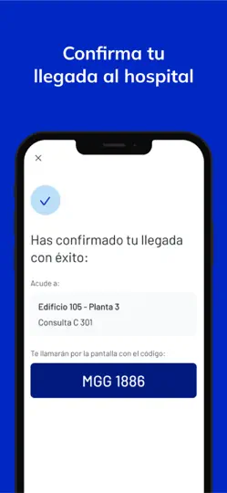 Captura de pantalla de Vithas en iPhone 6