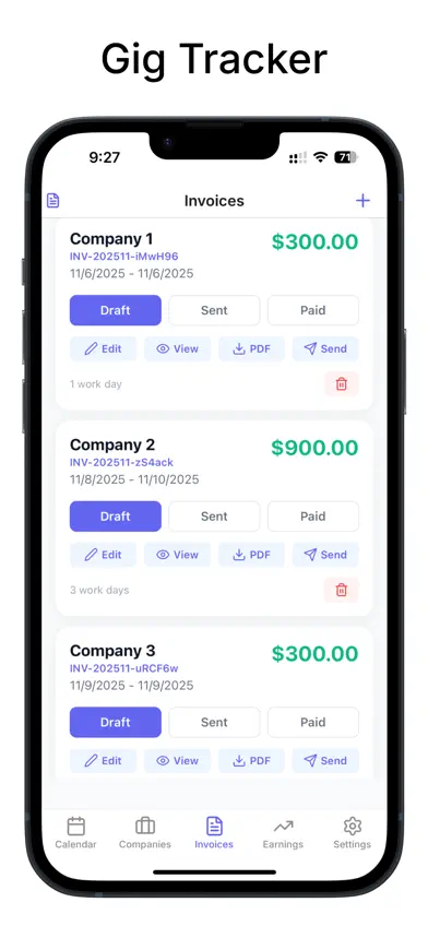 GIGSCAL screenshot 3