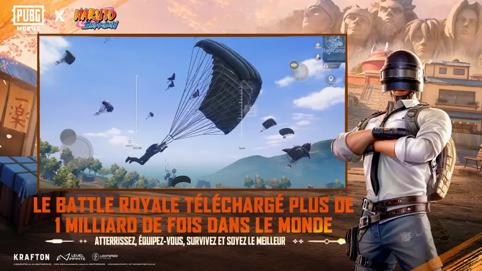 Capture d'écran de PUBG MOBILE sur iPhone 6