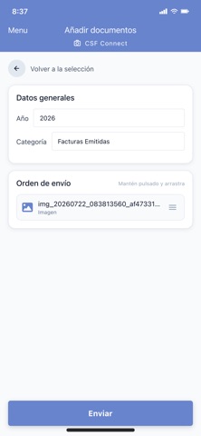 CSF Connect iPhone screenshot