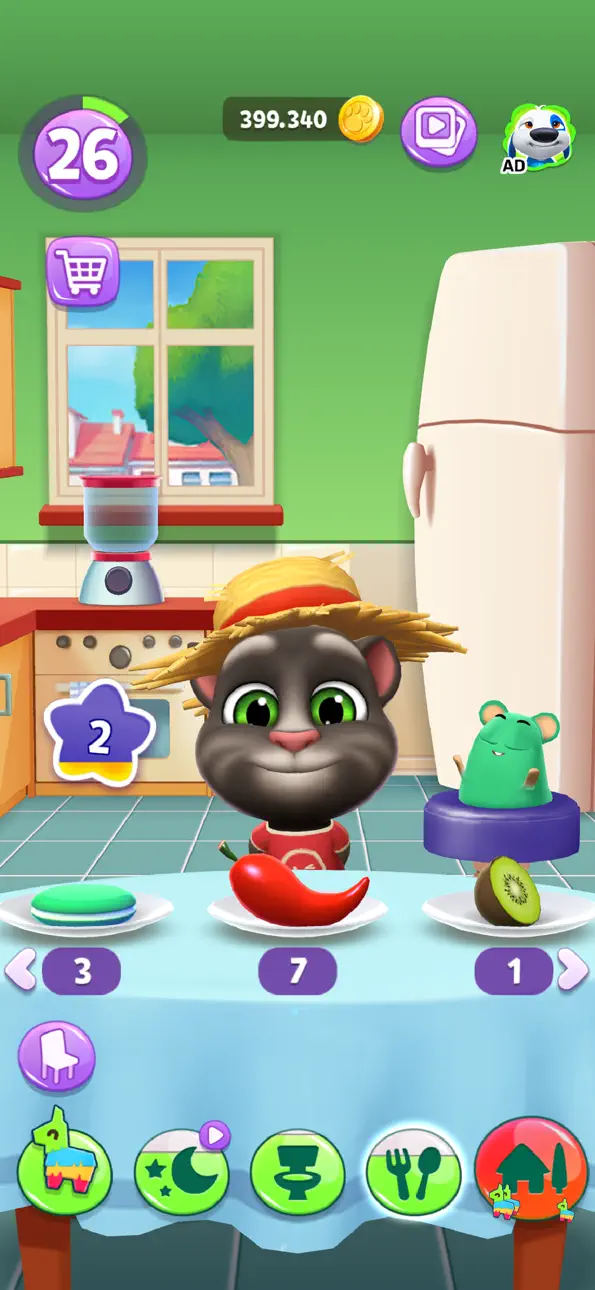 My Talking Tom 2 iOS Mod IPA screenshot 1 - iOS game interface