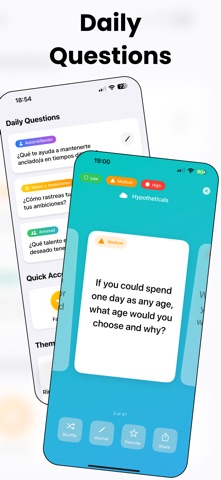 Deep Questions & Talks: CurioQ iPhone screenshot