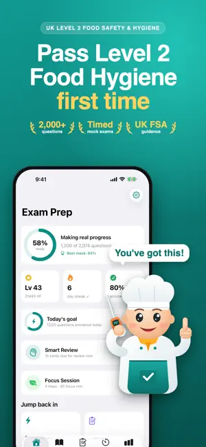 Food Hygiene Level 2 Prep screenshot 1