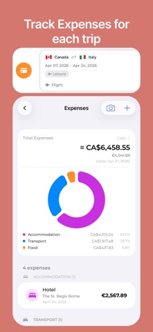 StayStat: Visa & Residency Log screenshot