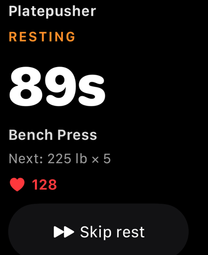 Platepusher: Gym Log