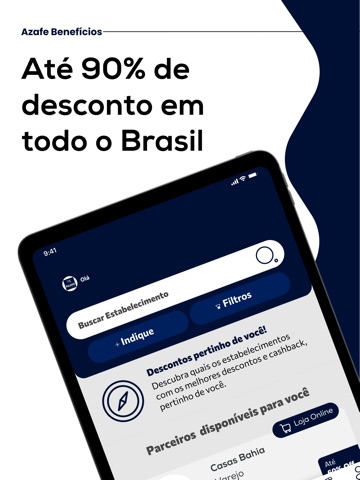 Azafe Benefícios iPad screenshot