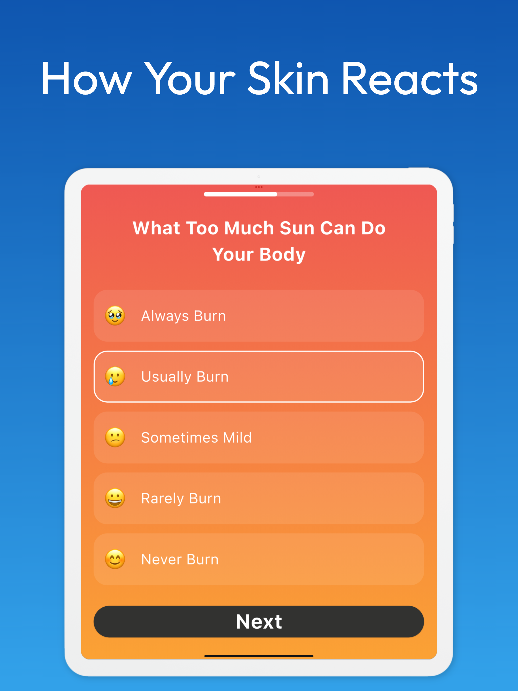 Uv index - tanning app