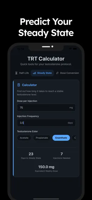 TRT Calculator: Testosterone screenshot 2