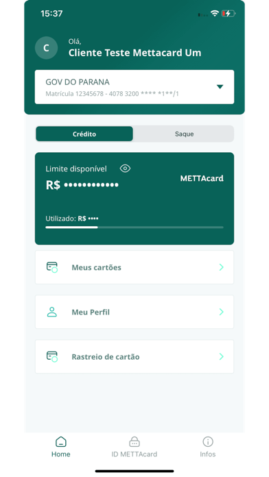 METTAcard Screenshot