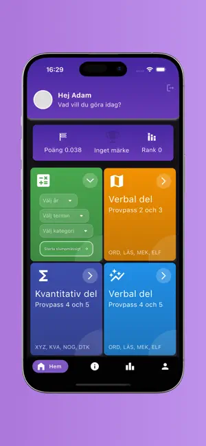 Högskoleprovet screenshot 3