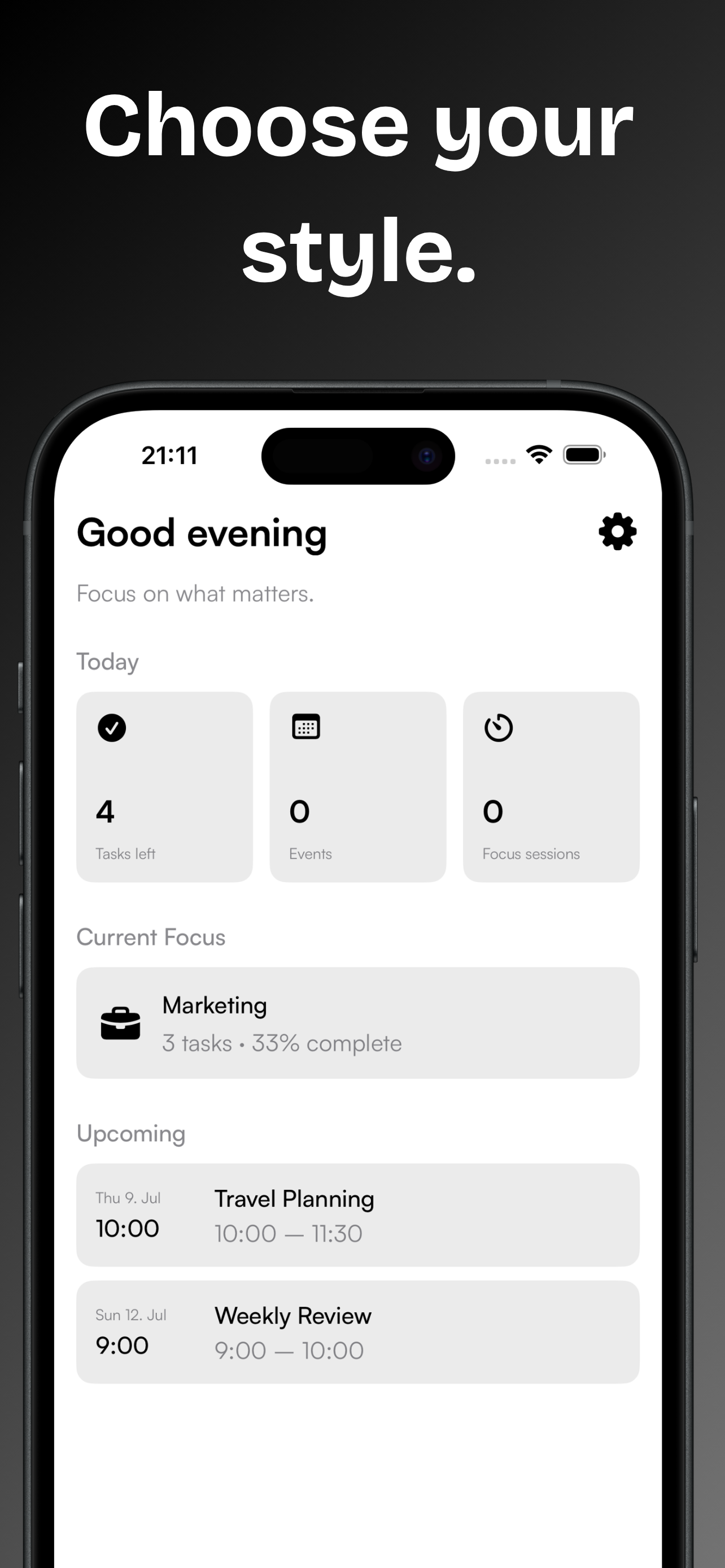 Minimalist: Productivity screenshot 5