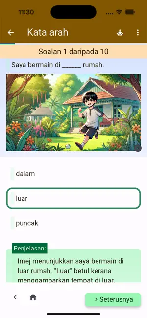 Bahasa Melayu KSSR Cerdik screenshot 3