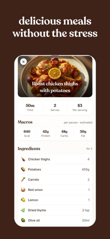 Piatto - meal planner Screenshot 2 of 5