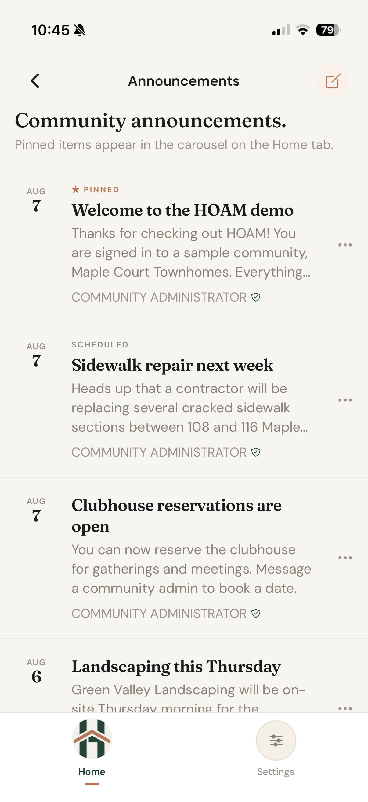 Live HOAM screenshot 3