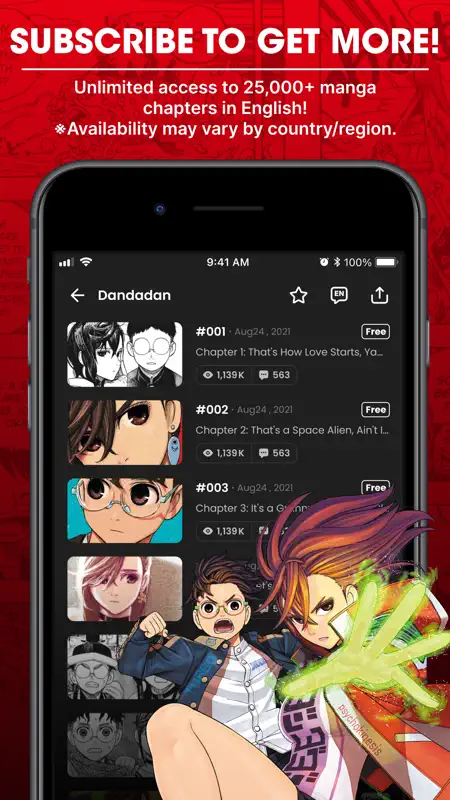 MANGA Plus by SHUEISHA screenshot 2 of 5