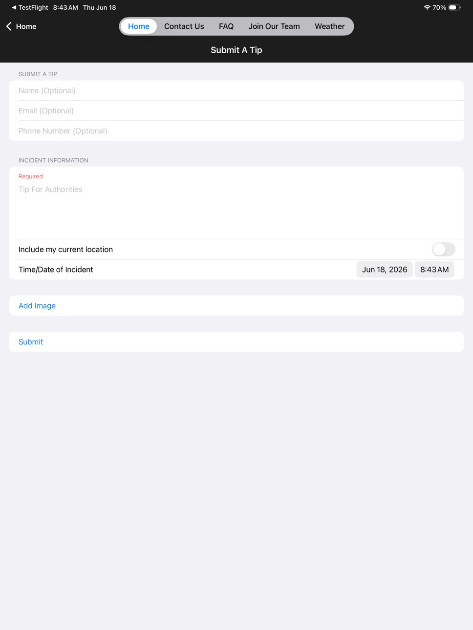 iPad screenshot