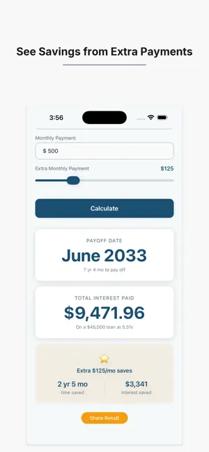 Student Loan Payoff Calc screenshot 4