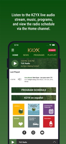 KZYX Public Broadcasting App Screenshot 3 of 6