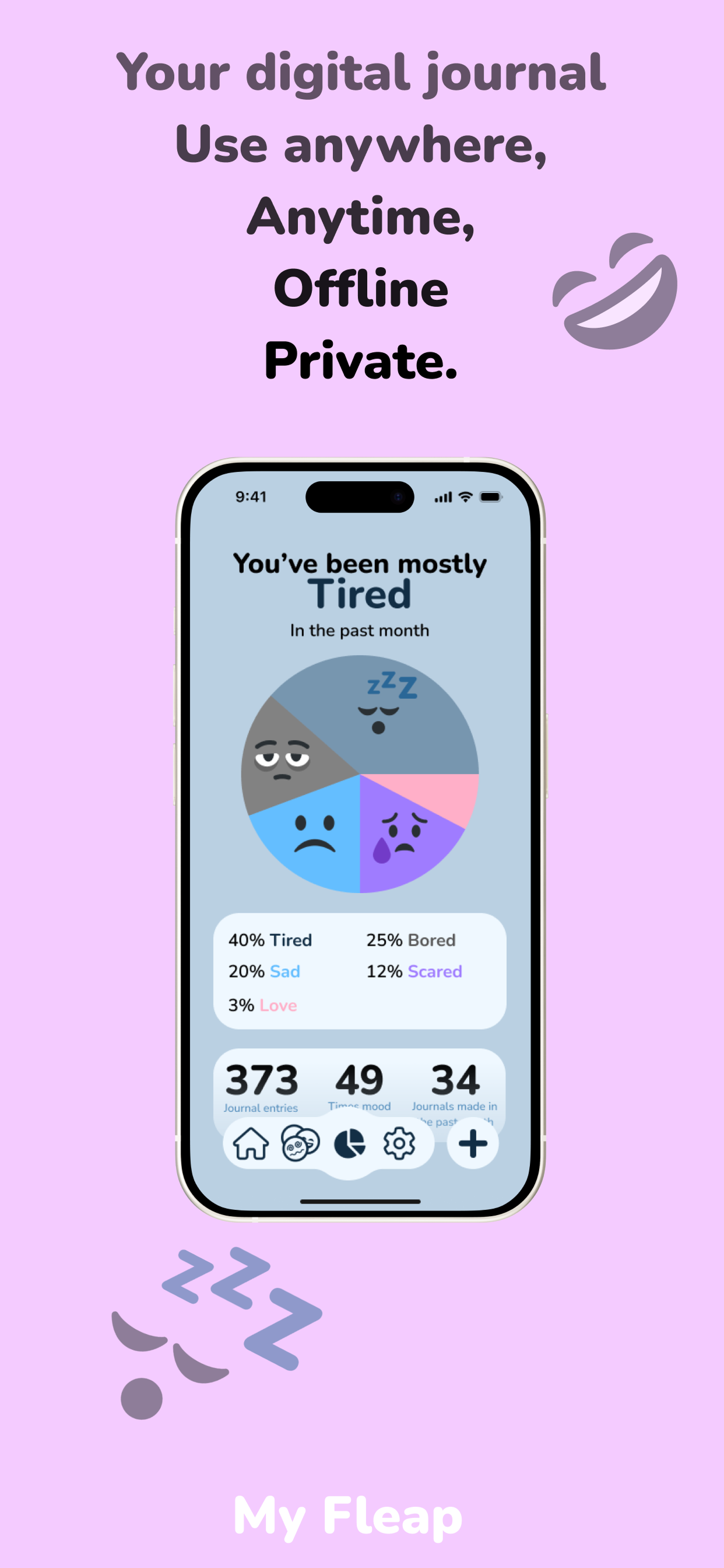 Notes & Moods: My Fleap screenshot 4